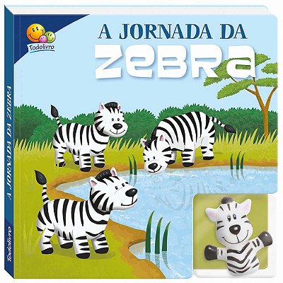 A Jornada Da Zebra - Dedoche-Leia E Brinque - Livro Com Dedoche