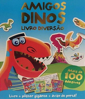 Livro Diversão - Amigos Dino