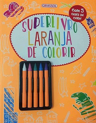 Superlivro Laranja De Colorir