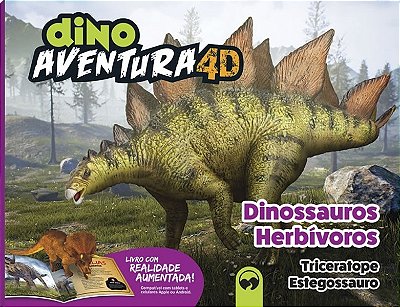 Dino Aventura - Dinossauros Herbívoros - Vale Das Letras - 4D Realidade Aumentada