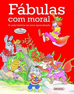 Fabulas Com Moral - Capa Vermelha