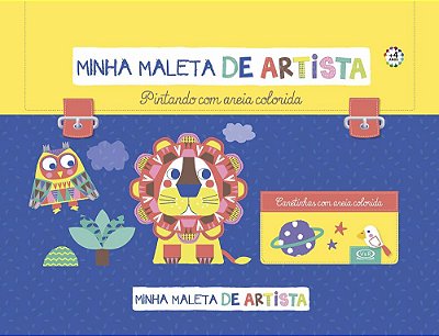 Pintando Com Areais Colorida - Minha Maleta De Artista