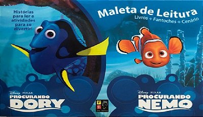 Procurando Dory - Maleta De Leitura - Livros Com Personagens E Cenário