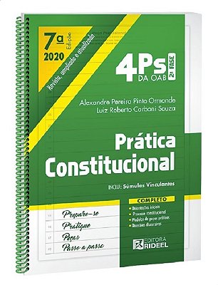 4PS Da Oab - 2ª Fase - Prática Constitucional - 7ª Edição 2020