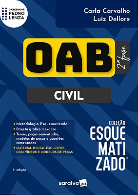 Prática Civil Esquematizado Oab 2ª Fase - Prática Civil - 3ª Edição 2024