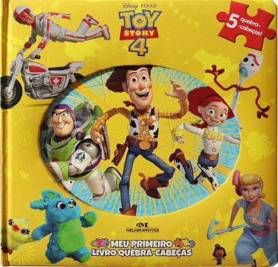 Toy Story 4 – Meu Primeiro Livro Quebra-Cabecas
