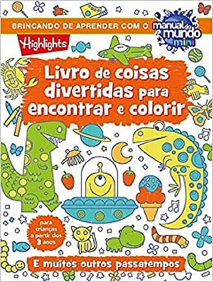 Livro De Coisas Divertidas Para Encontrar E Colorir