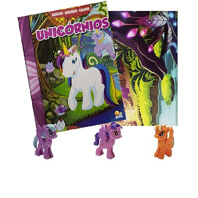 Brincar-Aprender-colorir: Unicórnios