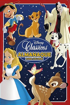 Disney Clássicos Almanaque Para Colorir