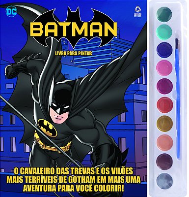 Batman Livro Para Pintar Com Aquarela - Online