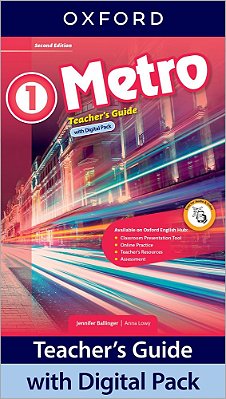 Metro 1 - Teacher's Guide With Digital Pack - Second Edition..-