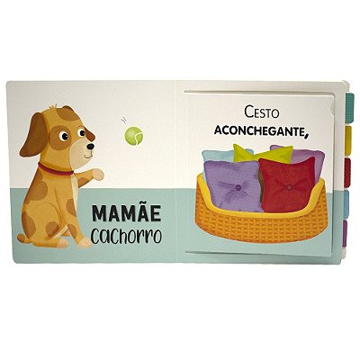 Primeiros Conceitos Um Livrinho Com Abas: Filhote Cãozinho Doce Mamãe