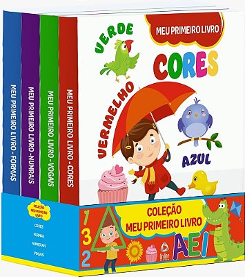 Coleção Meu Primeiro Livro | Kit Com 4 Livros