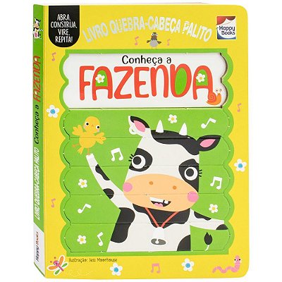 Livro Quebra-Cabeça Palito: Conheça A Fazenda