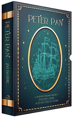 Box Peter Pan 3 Livros + Pôster + Marcadores E Cards