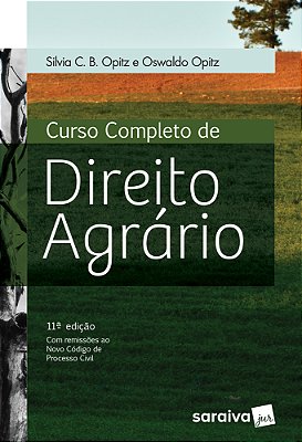 Curso Completo De Direito Agrário - 11ª Edição De 2016
