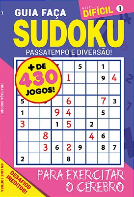 Guia Faça - Sudoku - Nível Difícil 1
