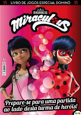 Ladybug - Livro De Jogos Especial -Dominó Prepare-Se Para Uma Partida Ao Lado Desta Turma De Heróis!
