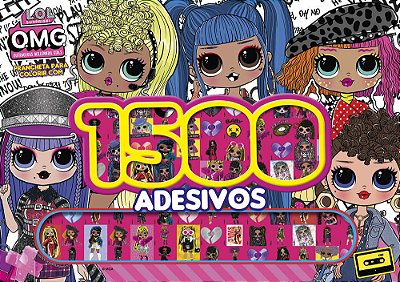 Lol Surprise - Omg Prancheta Para Colorir Com 1500 Adesivos