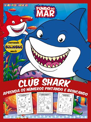 Livro Para Colorir - Fundo Do Mar - Vol.1 Club Shark