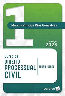 Curso De Direito Processual Civil Vol 1 - 20ª Edição 2023