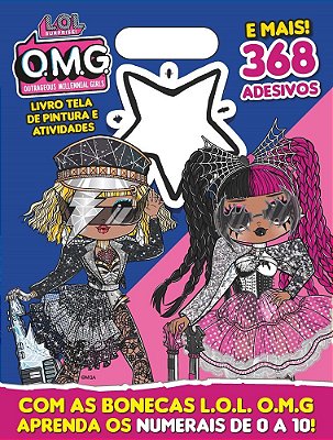 Lol Surprise - Omg Livro Tela De Pintura E Atividades Com As Bonecas Lol Omg Aprenda Os Numerais De 0 A 10!