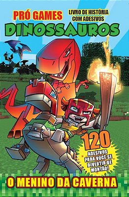 Livro De História Com Adesivos Dinossauros
