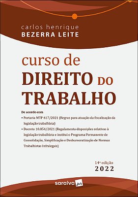 Curso De Direito Do Trabalho - 14ª Edição 2022
