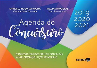 Agenda Do Concurseiro - 1ª Edição De 2019 Planner Para Concursos Públicos E Exame Da Oab, Dicas De Preparação E Lições Motivacionais
