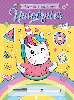 Formas E Cores Com Unicórnios