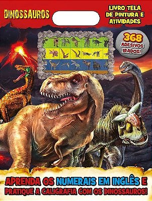 Dinossauros Livro Tela De Pintura E Atividades
