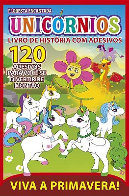 Floresta Encantada - Livro De História Com Adesivos