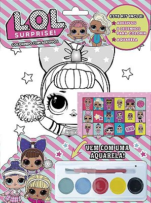 Lol Surprise - Colorindo Com Adesivos Vol.3