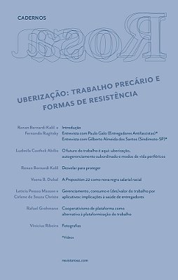 Cadernos Rosa — Uberização: Trabalho Precário E Formas De Resistência