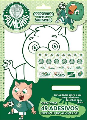 Palmeiras - Colorindo Com Adesivos