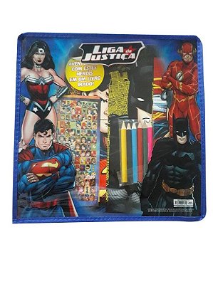 Liga Da Justiça - Pinte E Brinque