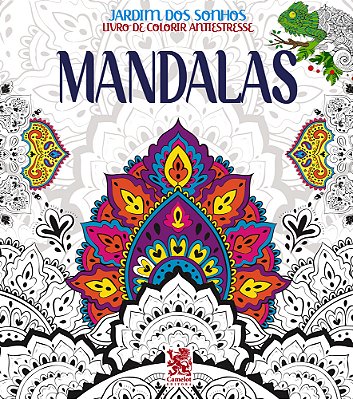 Livro Para Colorir Antiestresse Jardim Dos Sonhos - Mandalas