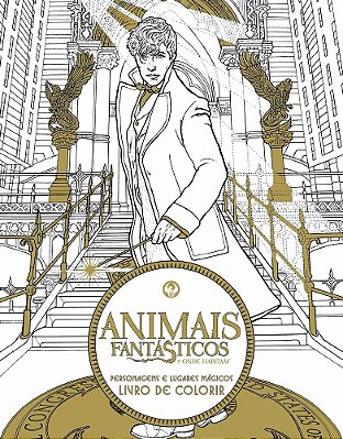 Animais Fantásticos E Onde Habitam - Livro De Colorir