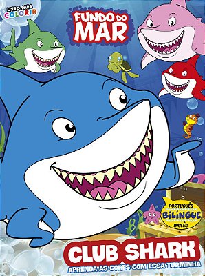 Livro Para Colorir - Fundo Do Mar - Vol.2 Club Shark