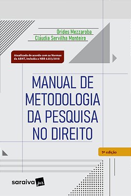 Manual De Metodologia Da Pesquisa No Direito - 9ª Edição 2023