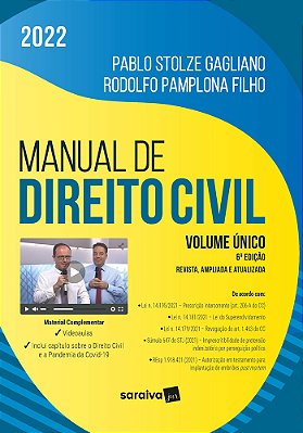 Manual De Direito Civil - 6ª Edição 2022