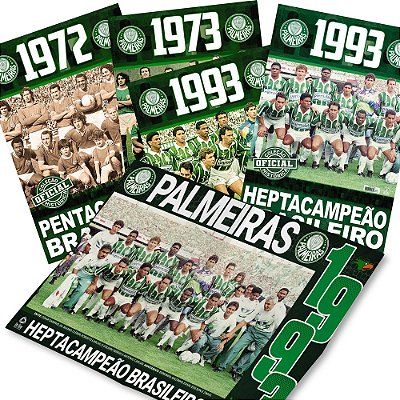 Palmeiras Coleção Oficial Histórica - 4 Pôsteres (Edições 9, 10, 11 E 12)