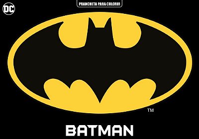 Batman - Prancheta Para Colorir