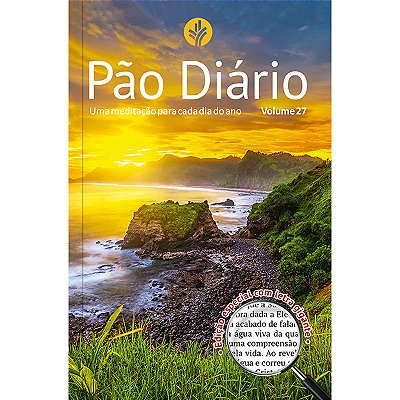 Pão Diário Volume 27 Letra Gigante Paisagem Uma Meditação Para Cada Dia Do Ano
