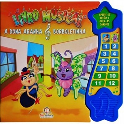 A Dona Aranha E Borboletinha - Livro Musical