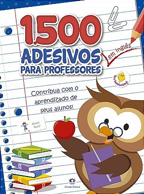 1500 Adesivos - Contribua Com O Aprendizado De Seus Alunos Inglês