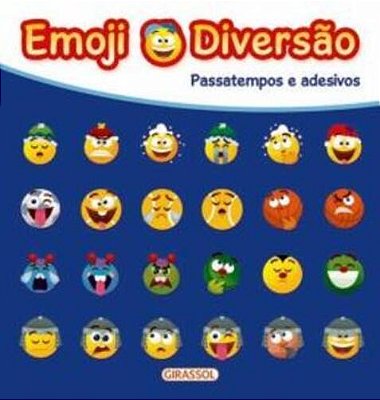 Emoji Diversão Azul - Passatempos Diversão