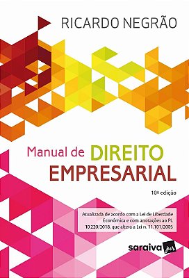 Manual De Direito Empresarial - 10ª Edição