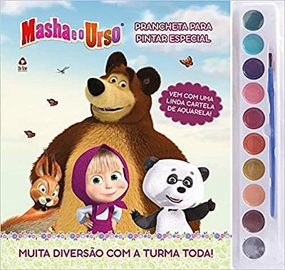 Masha E O Urso: Prancheta Para Pintar Especial