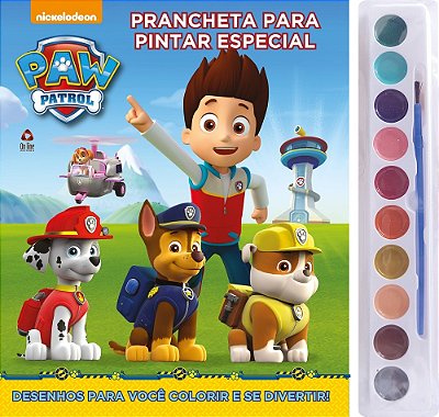 Patrulha Canina - Prancheta Para Pintar Especial